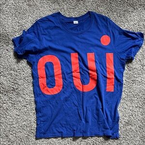 Clare V Original Tee-Cobalt